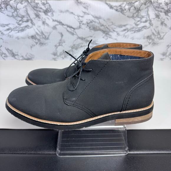 Hawker Rye Men’s Lace Up Chukka Boots Size 11 Charcoal Gray Casual Dress Shoes - Picture 3 of 11